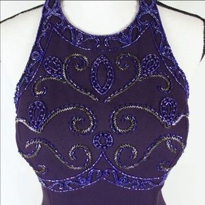 Purple formal gown size 10